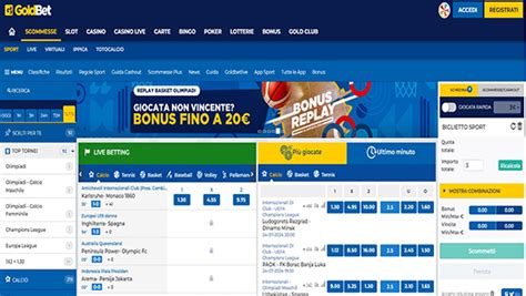 goldbet homepage.